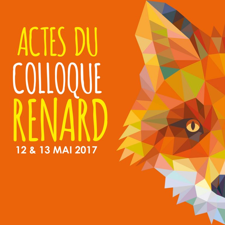 Les actes du colloque Renard enfin disponibles !