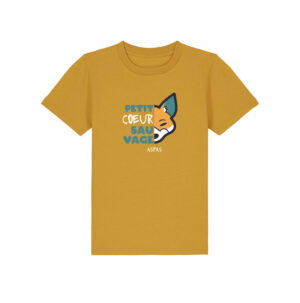 T-shirt enfant Renard « Petit cœur sauvage »