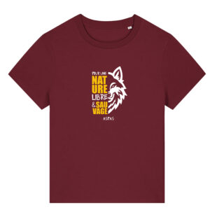 T-shirt coupe femme Loup