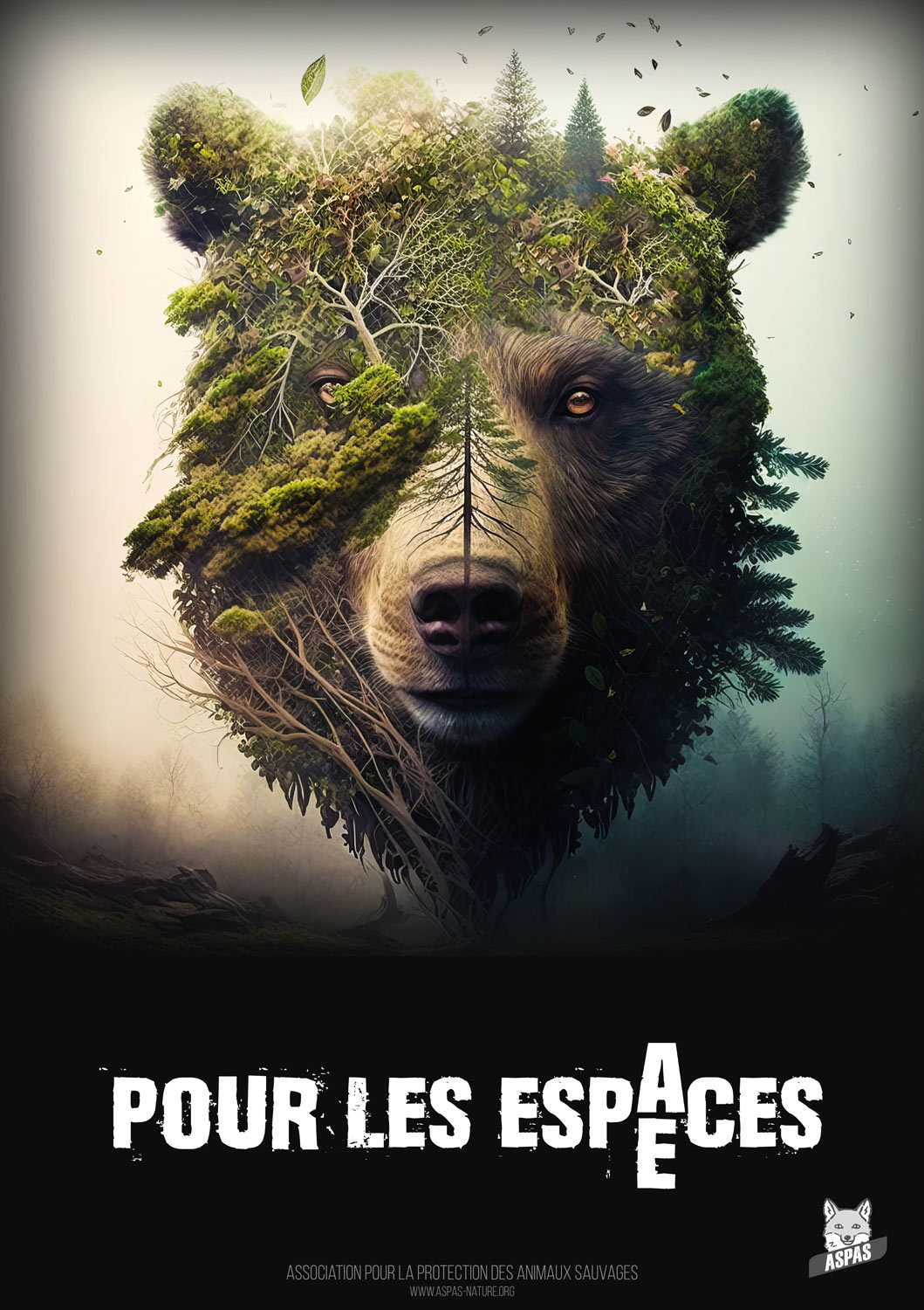 Affiche A1 "Pour les espaces/espèces"