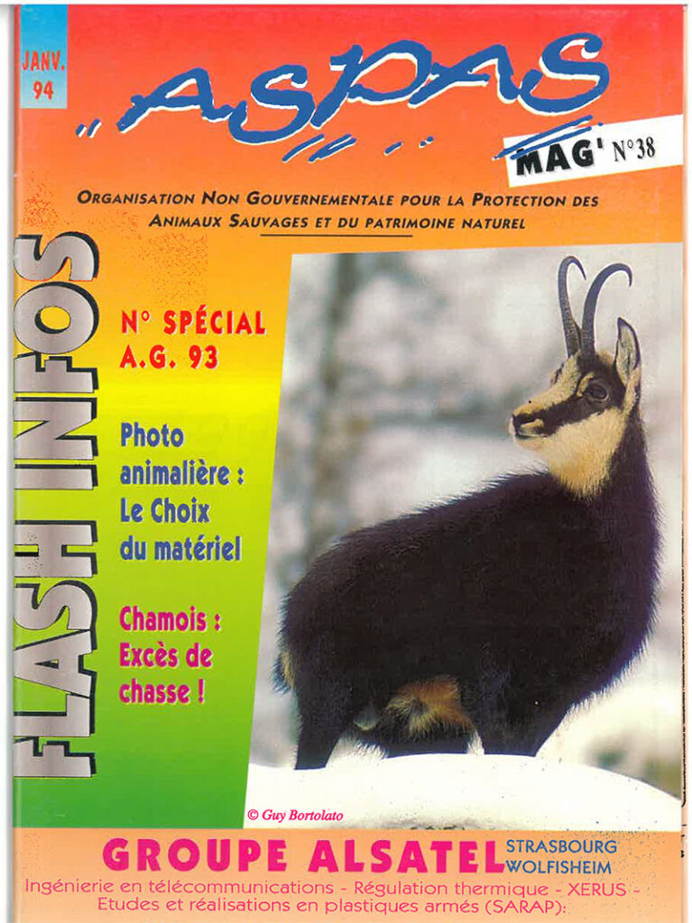 quand l’aspas dénonçait déjà les excès de la chasse du chamois, en 1993... 1 Quand l’ASPAS dénonçait déjà les excès de la chasse du chamois, en 1993...