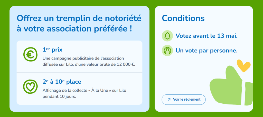 Votez pour l'ASPAS et faites grandir notre combat !